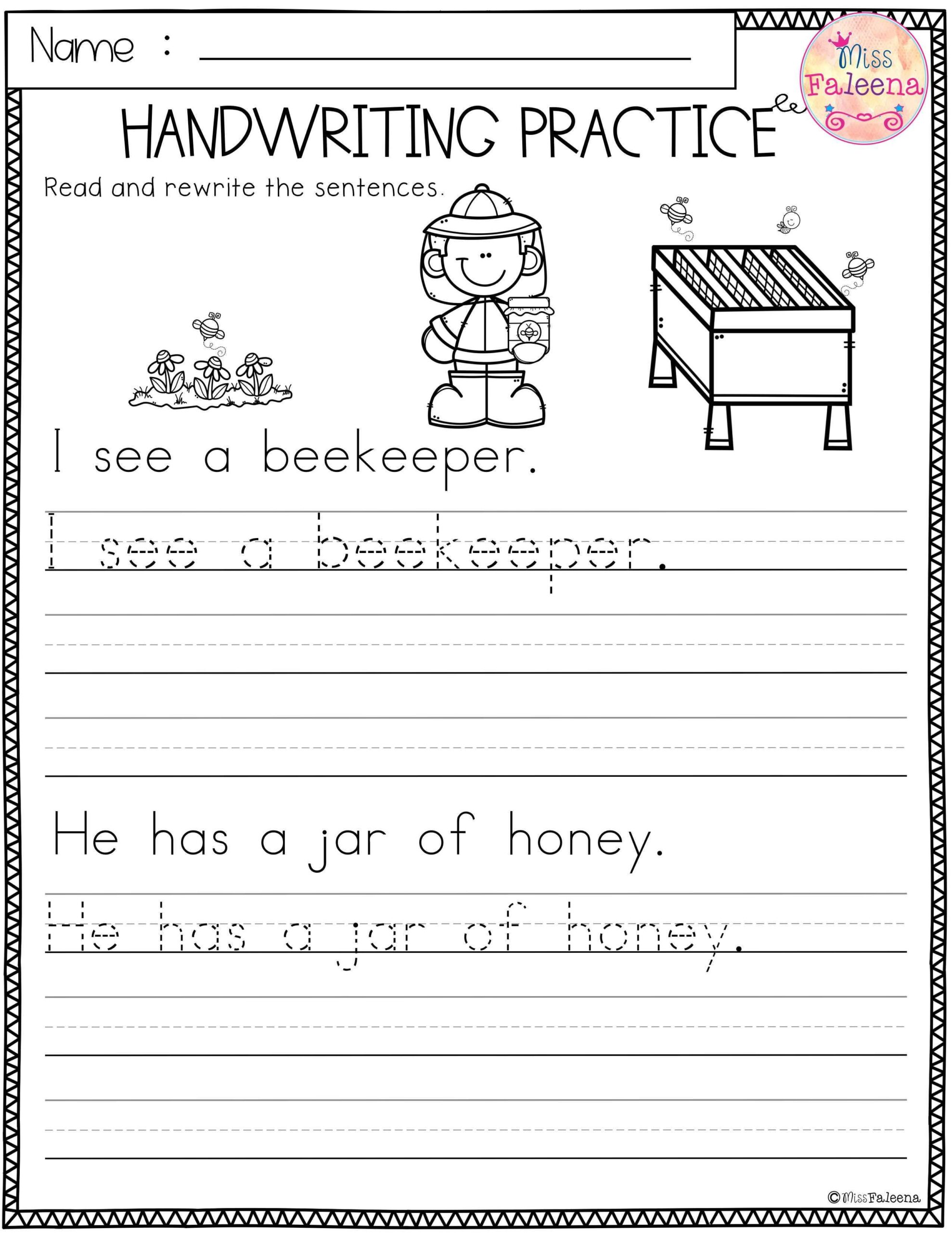 Printable Writing Practice Sheets Printable Word Searches