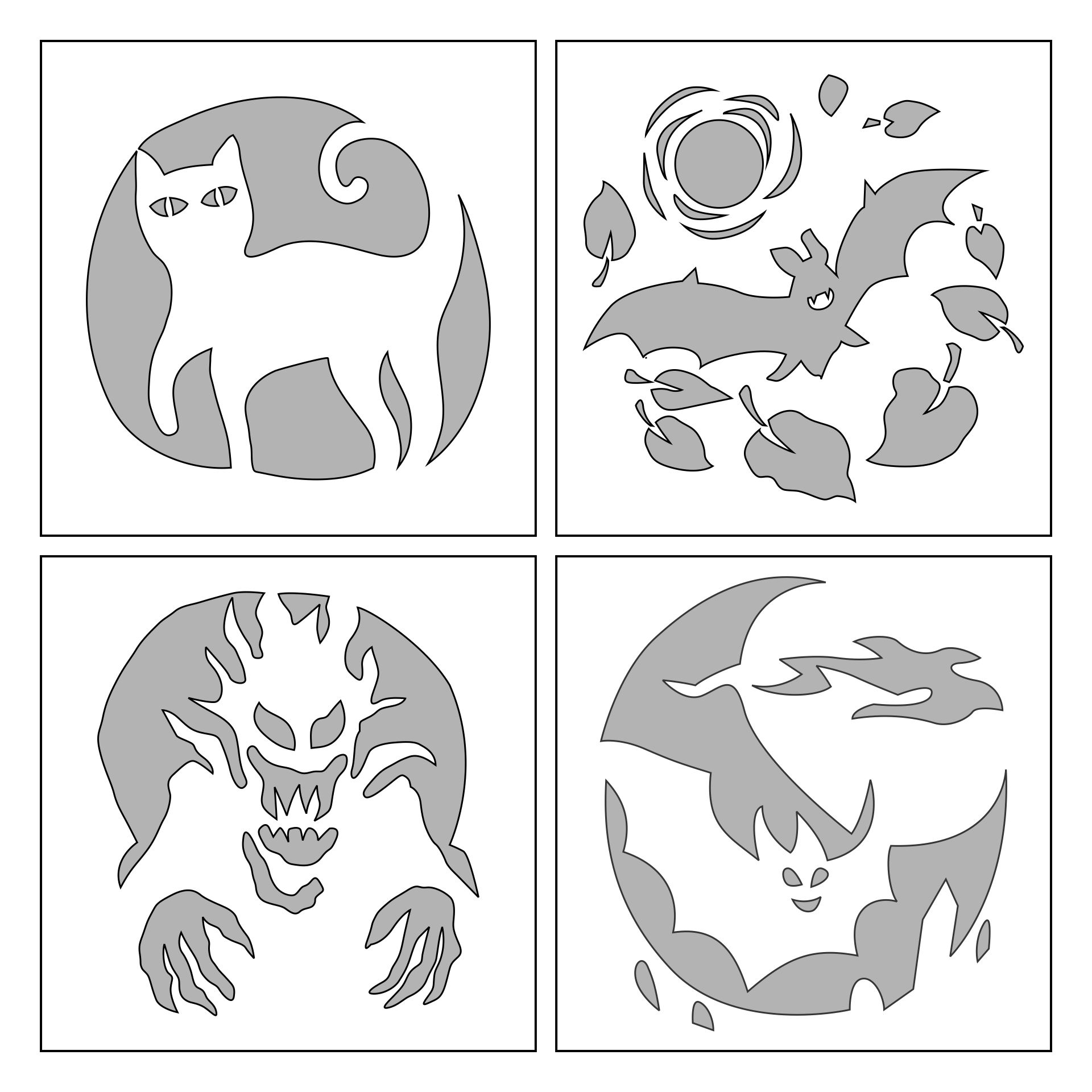 Pumpkin Carving Sheets Printables Printable Free Templates