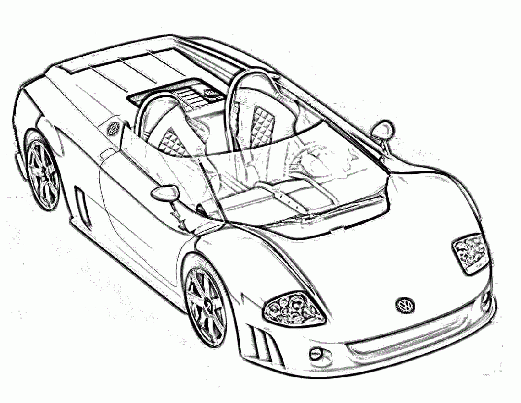 Race Car Coloring Sheets Printables