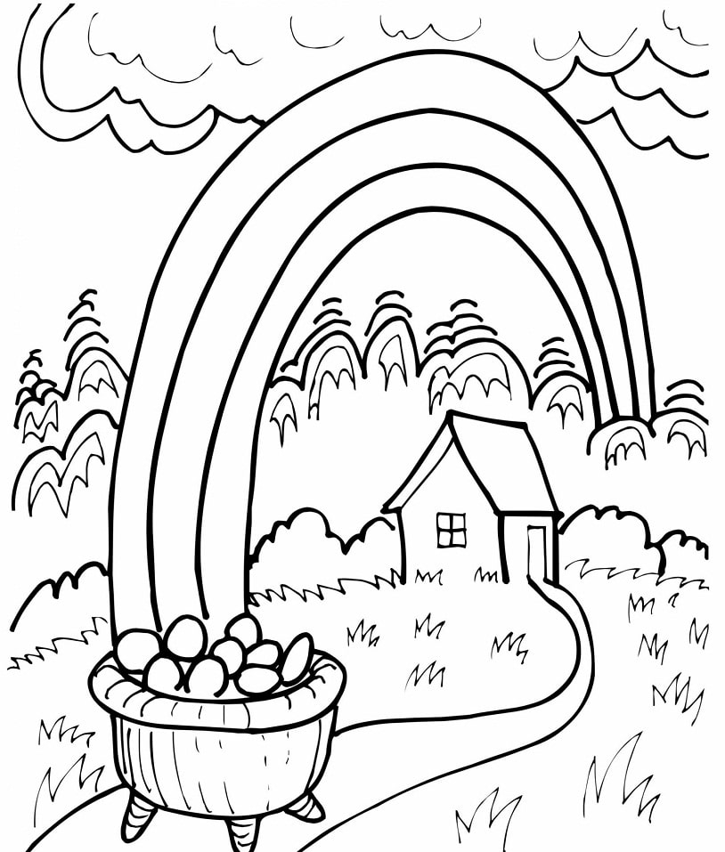 Rainbow 7 Coloring Page Free Printable Coloring Pages For Kids