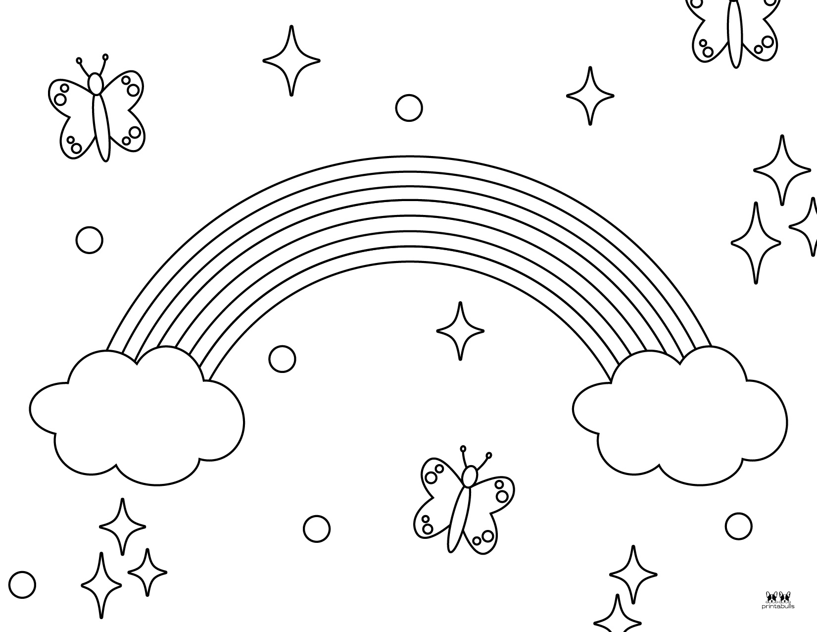 Rainbow Color Sheets Printables