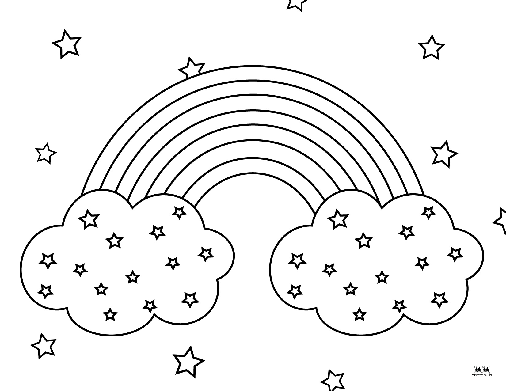 Rainbow Color Sheets Printables