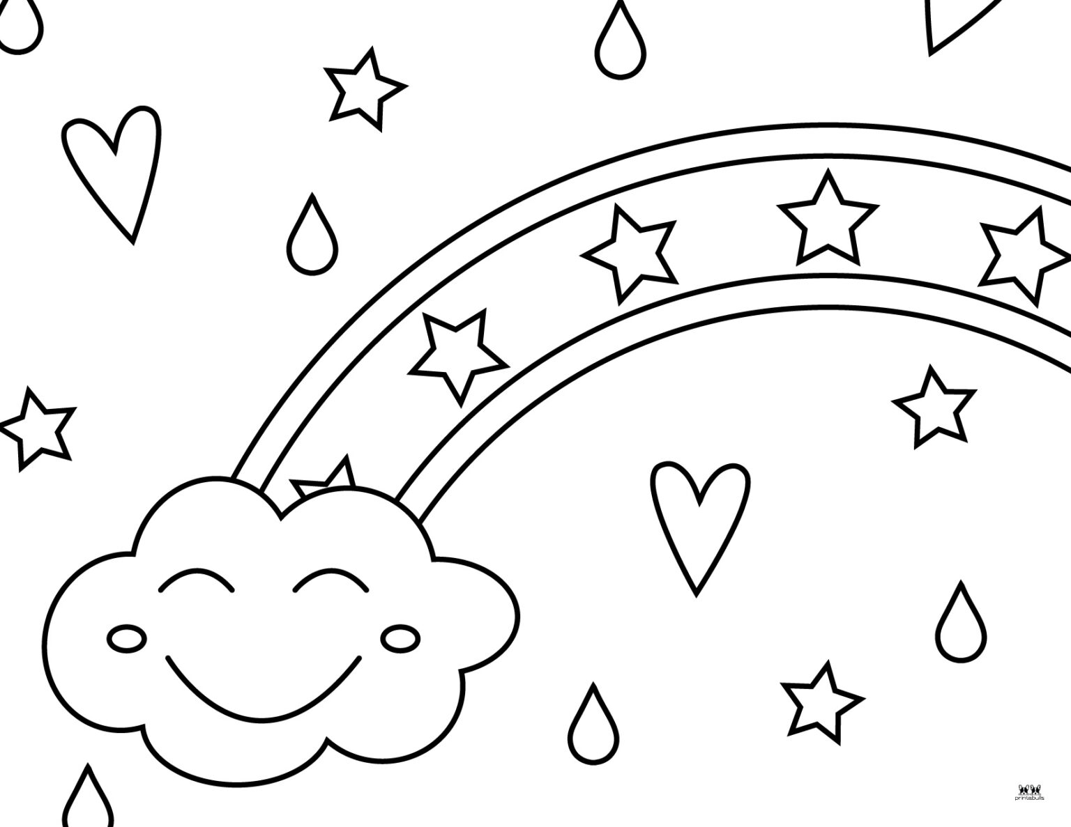 Rainbow Coloring Pages 50 FREE Printable Pages Printabulls
