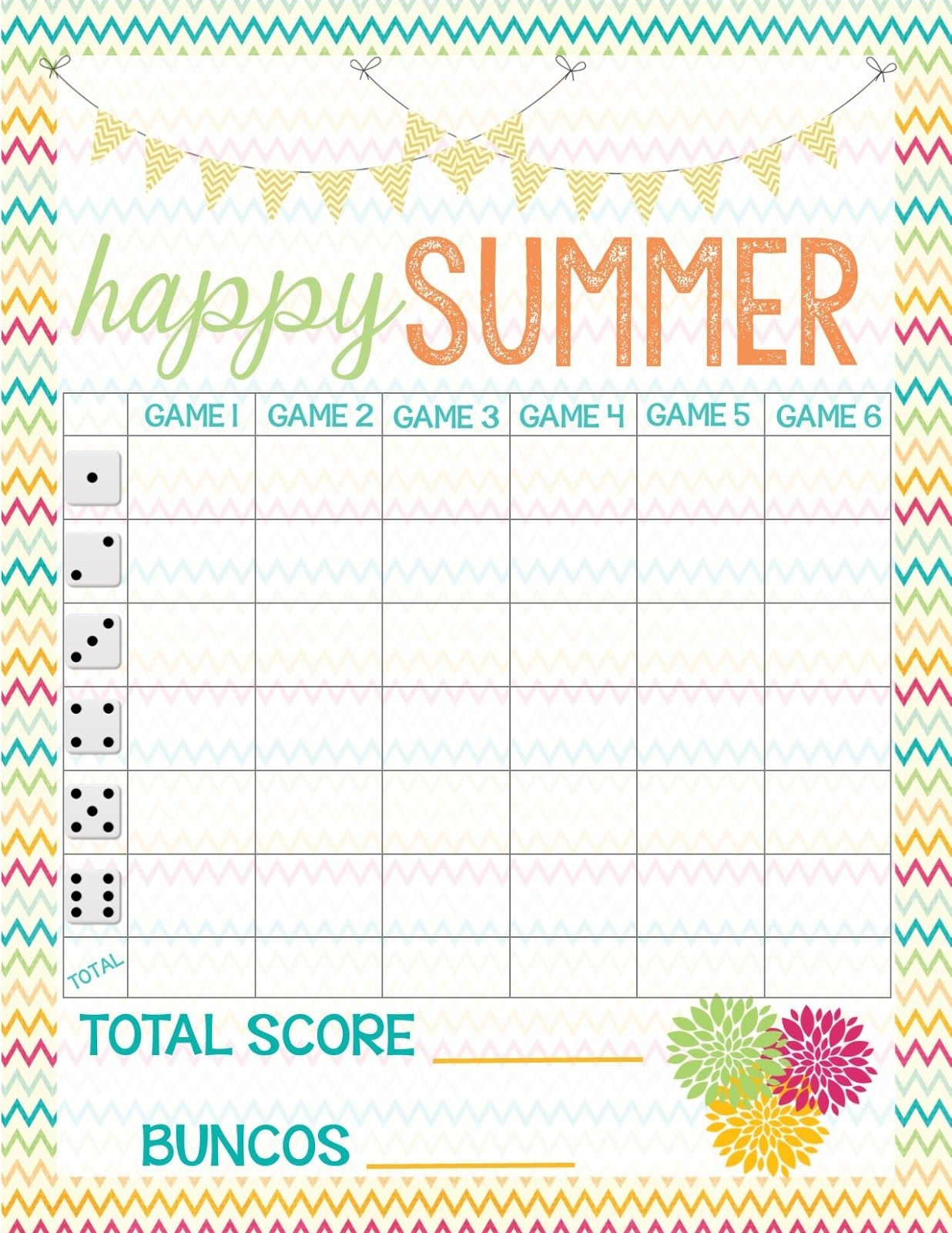 Recipes From Stephanie Free Bunco Score Sheet Templates Printable Free 