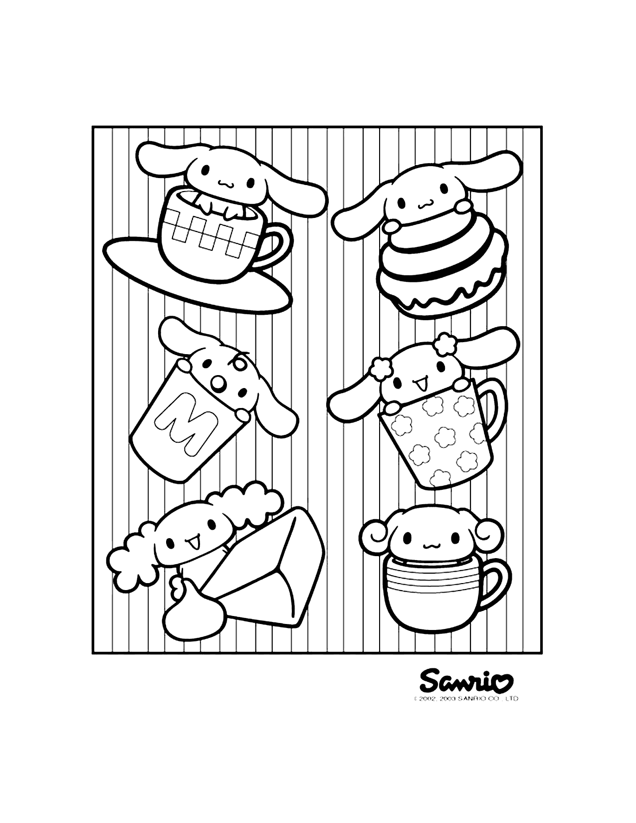 Sanrio Coloring Pages Printable Coloring Pages FREE