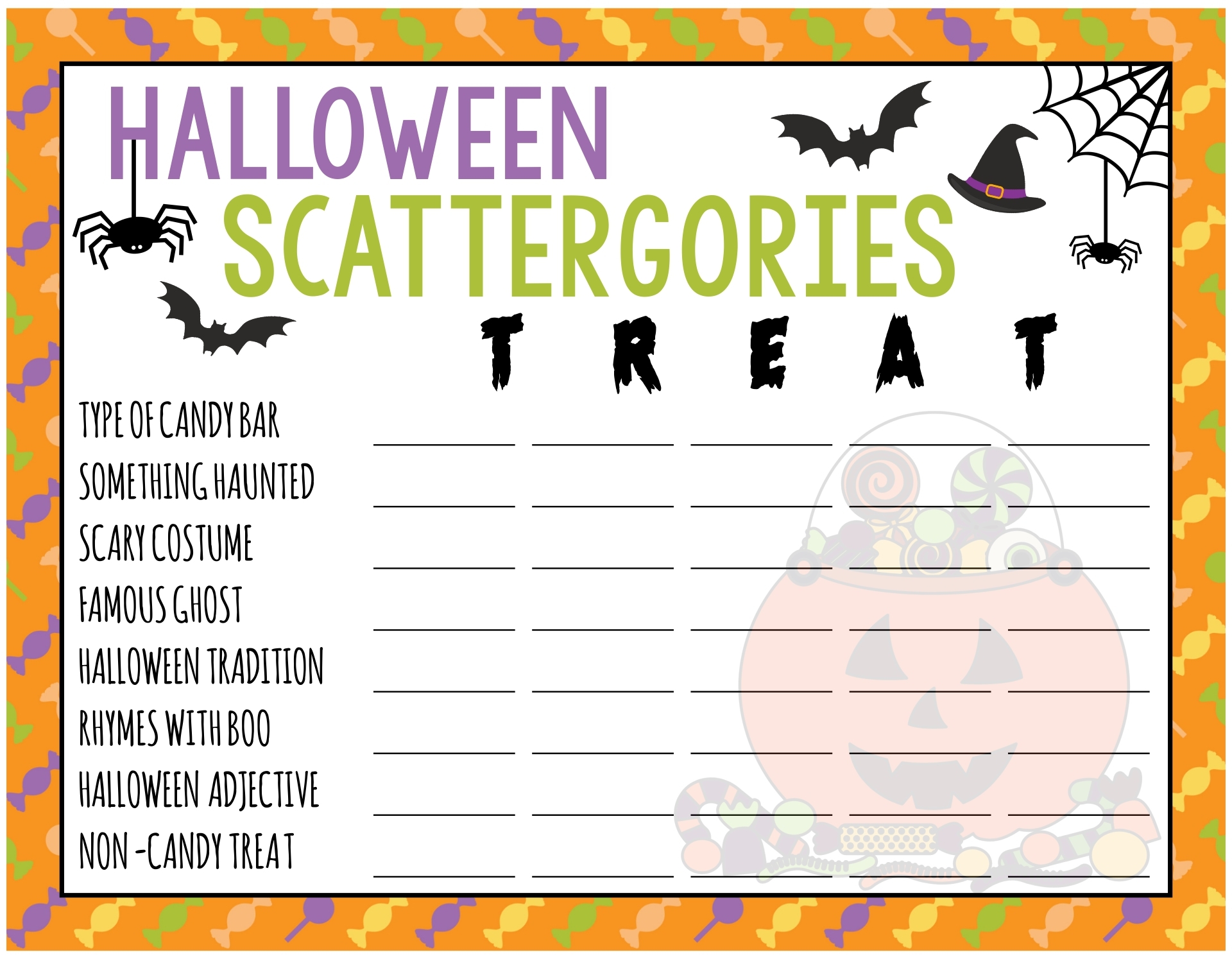 Scattergories Score Sheets 10 Free PDF Printables Printablee