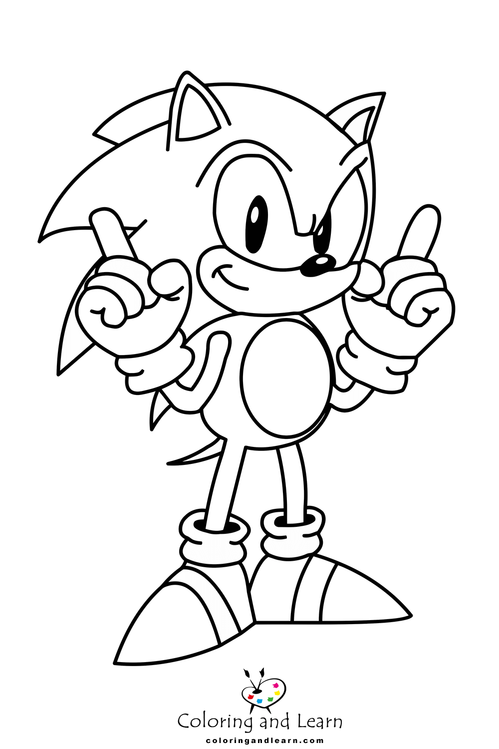 Sonic Coloring Pages FREE 2025 Coloring And Learn