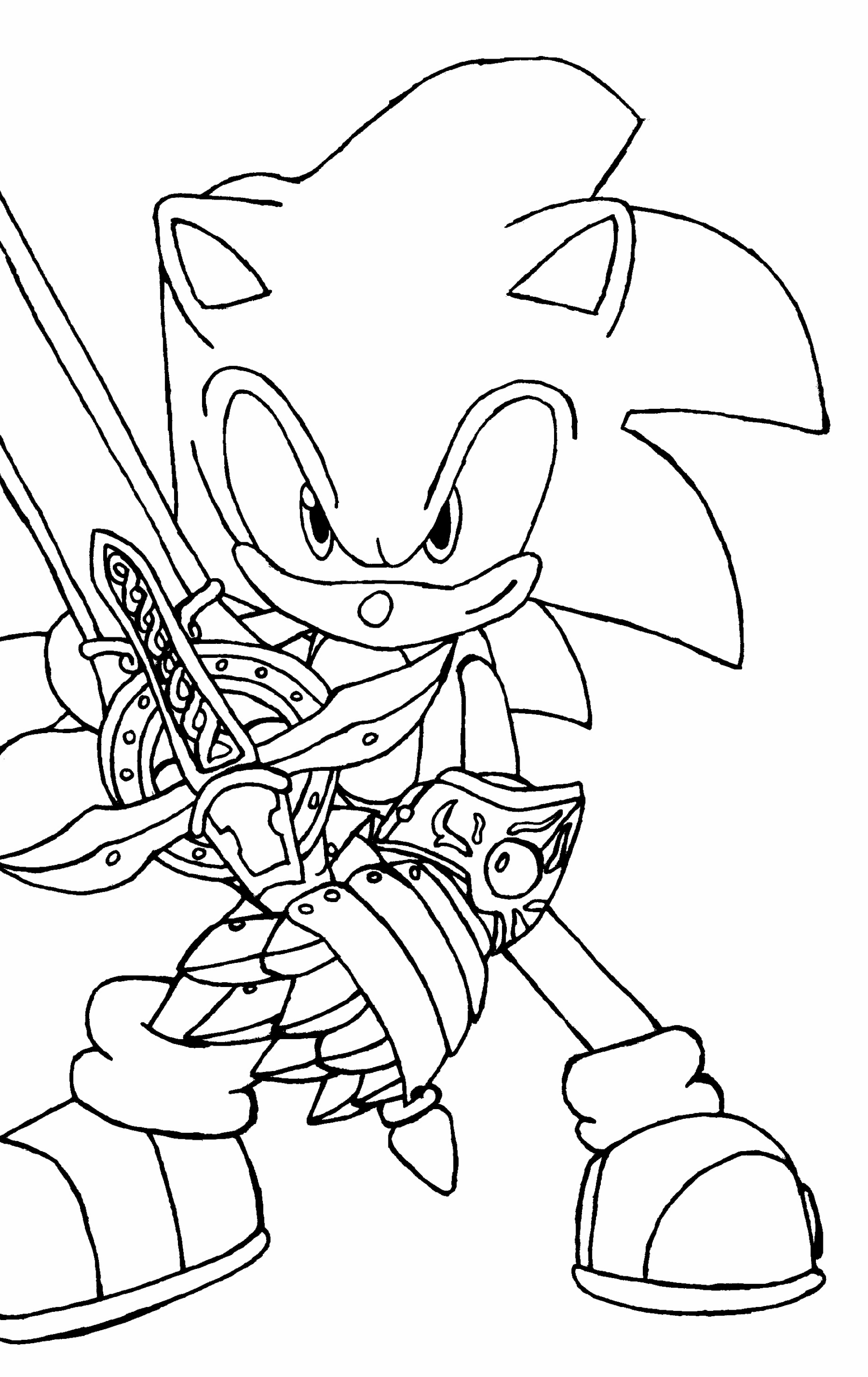 Sonic The Hedgehog Printable Coloring Sheets