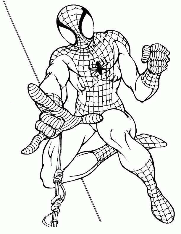 Spider Man Coloring Pages Coloring Home