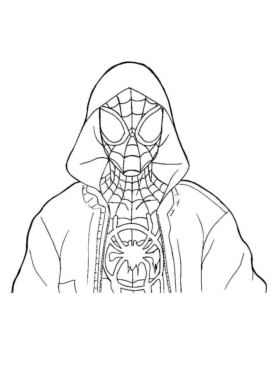 Spider Man Miles Morales Coloring Pages Coloring Home