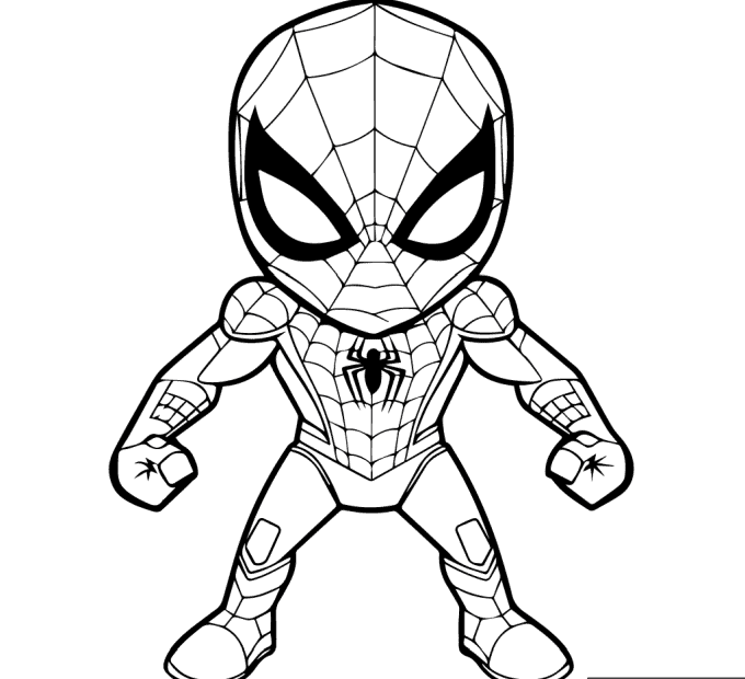 Spiderman Coloring Pages For Sheets Printable Infoupdate