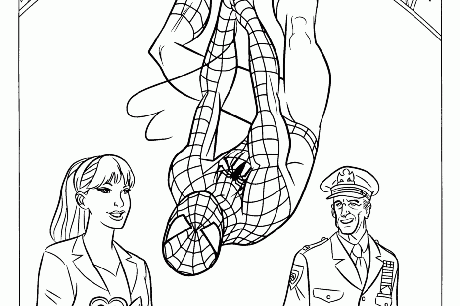 Spiderman Coloring Sheets Printable Warehouse Of Ideas