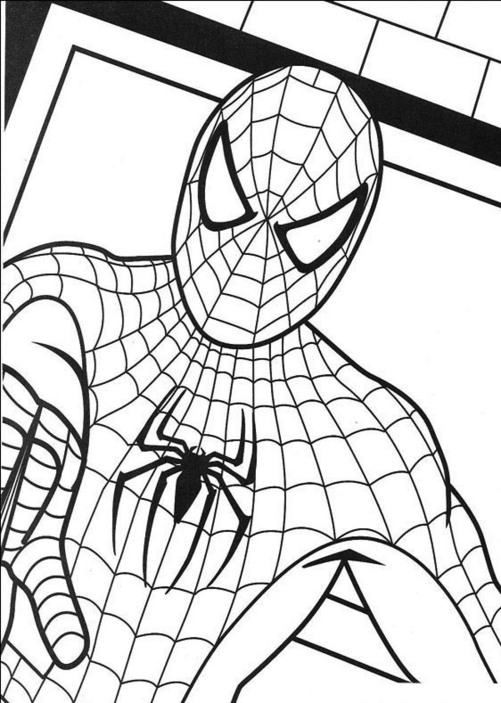 Spiderman Coloring Sheets Printable