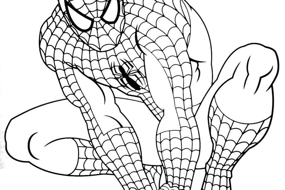 Spiderman Printable Coloring Sheets
