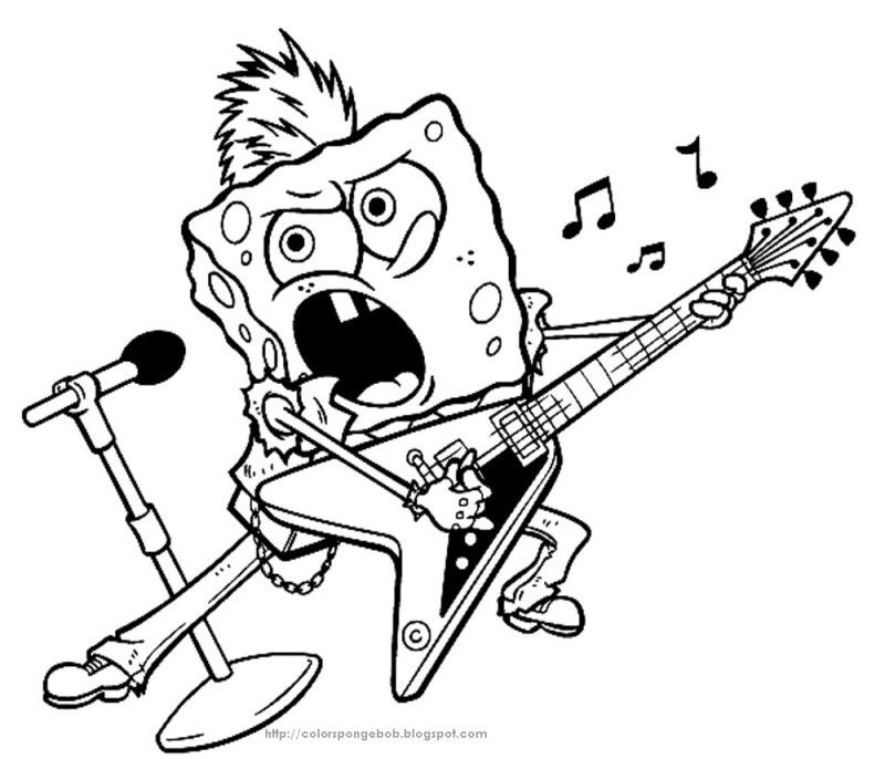 Spongebob And Gary Coloring Pages Coloring Home