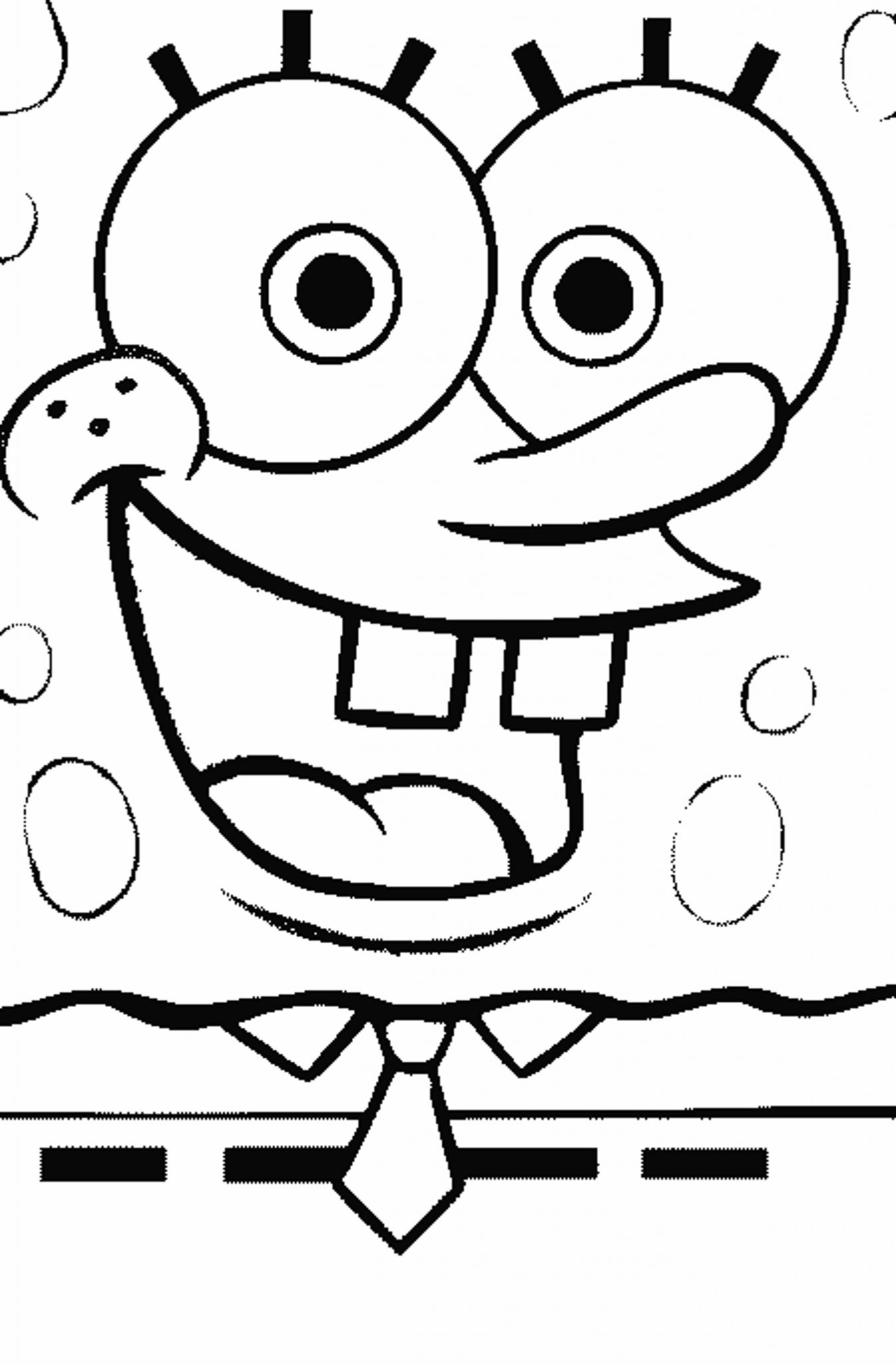 Spongebob Printable Coloring Sheets