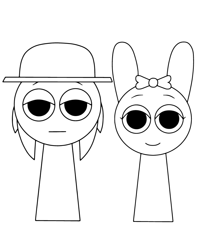 Sprunki Coloring Pages To Print