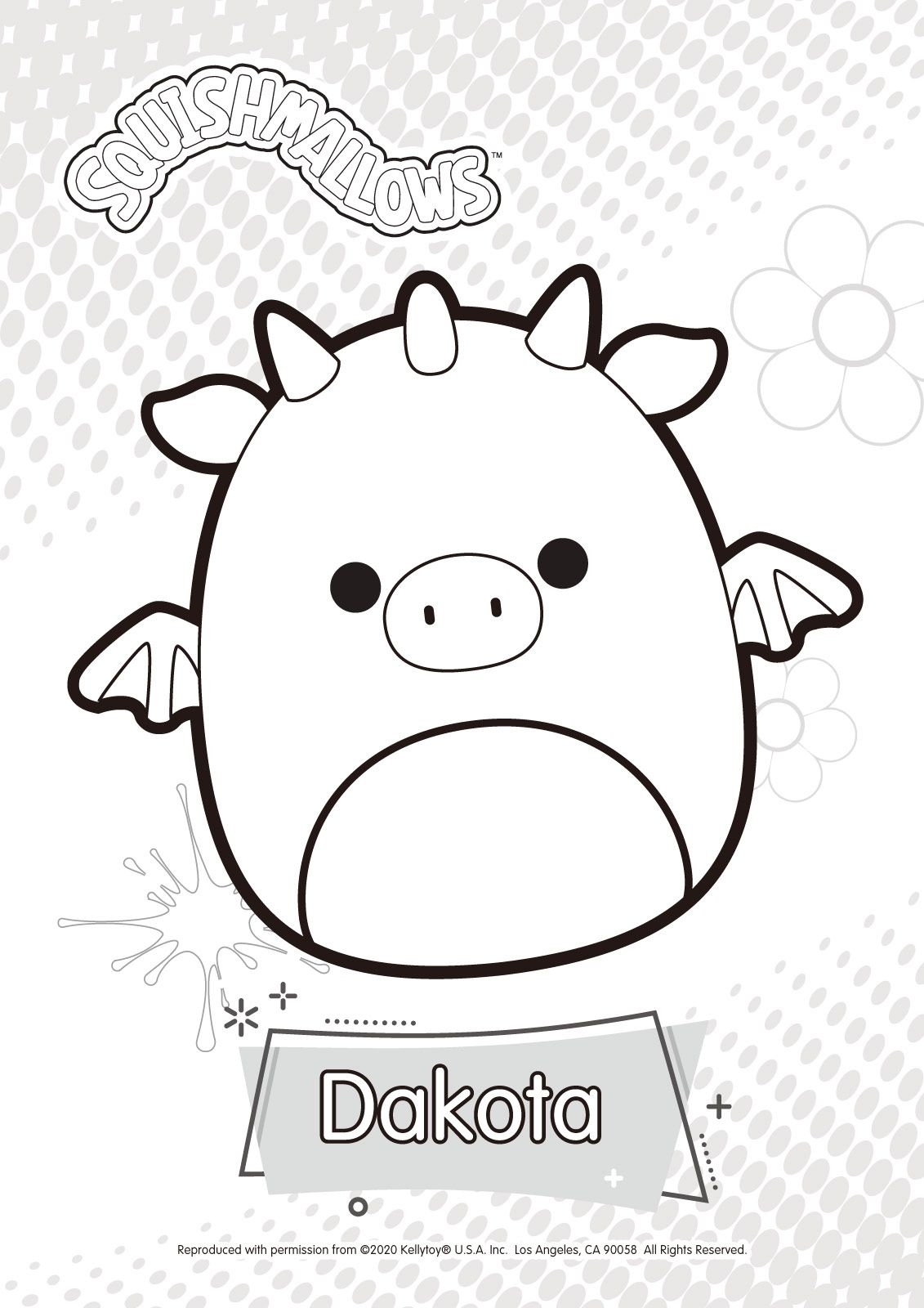 Squishmallow Coloring Pages Coloring Home