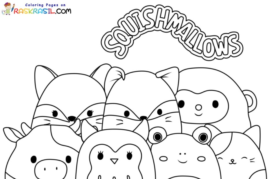 Squishmallows Coloring Pages