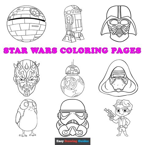 Star Wars Printable Coloring Sheets