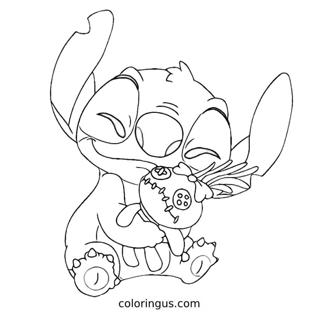 Stitch Free Printable Stitch Coloring Pages