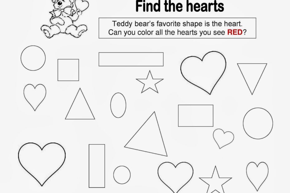 Story Pear Free Valentine Day S Printable Sheets For Preschoolers