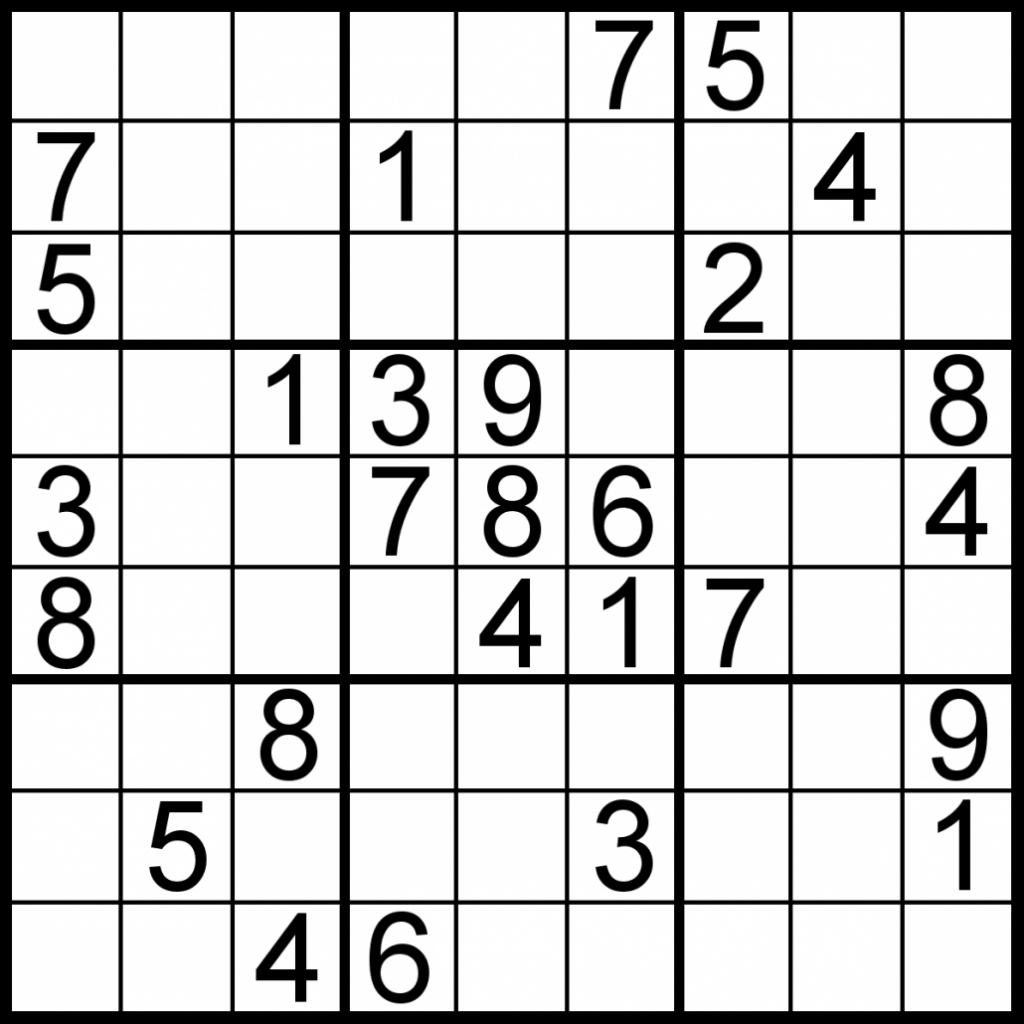 Sudoku Printable Sheets Easy