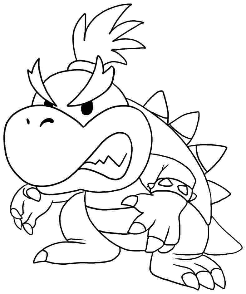 Super Mario Brothers Printable Coloring Pages Coloring Home