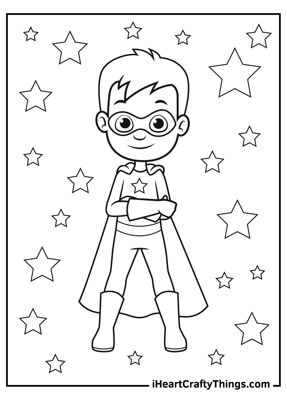 Superhero Coloring Sheets Printable