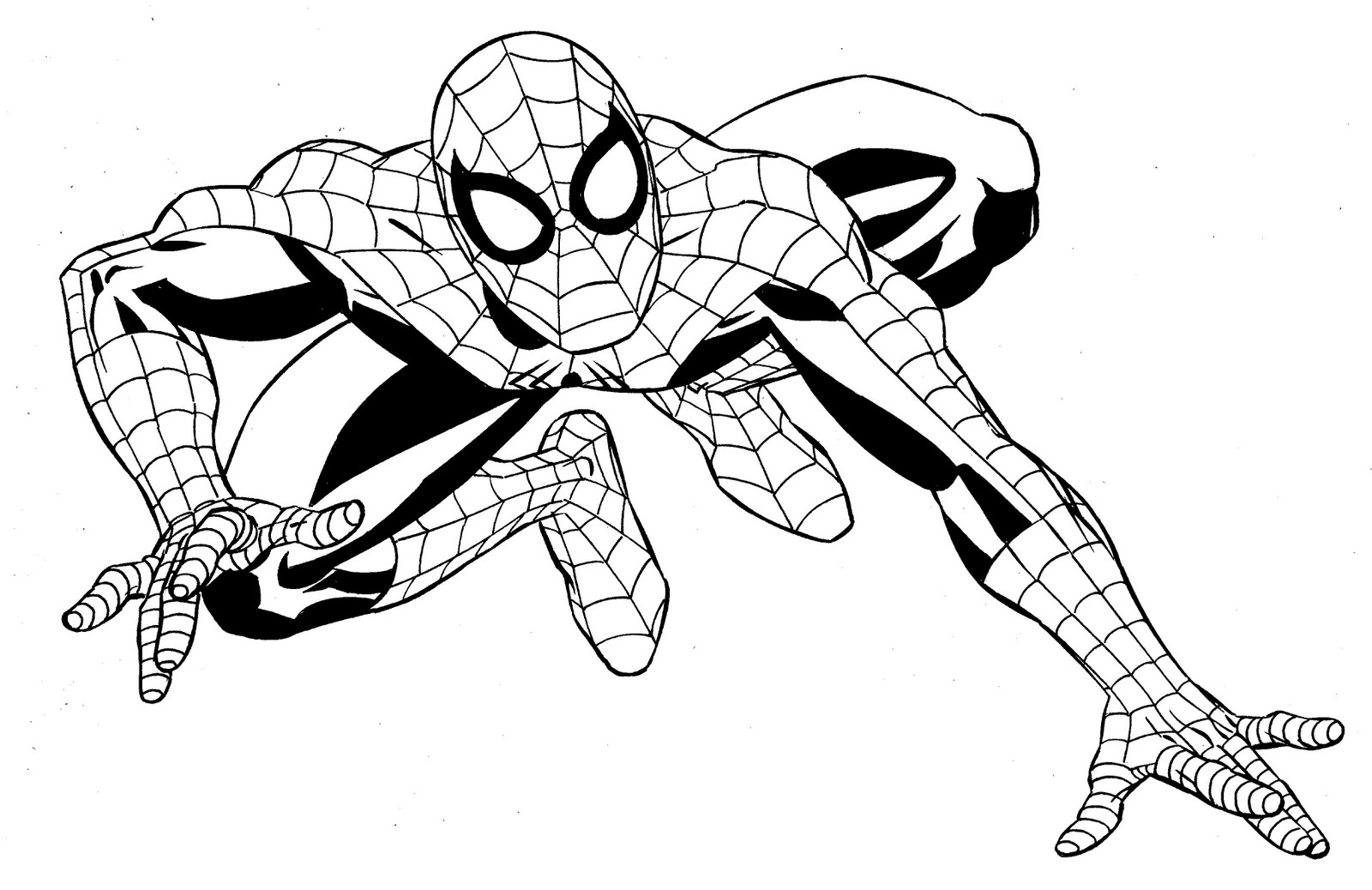 Superhero Printable Coloring Sheets