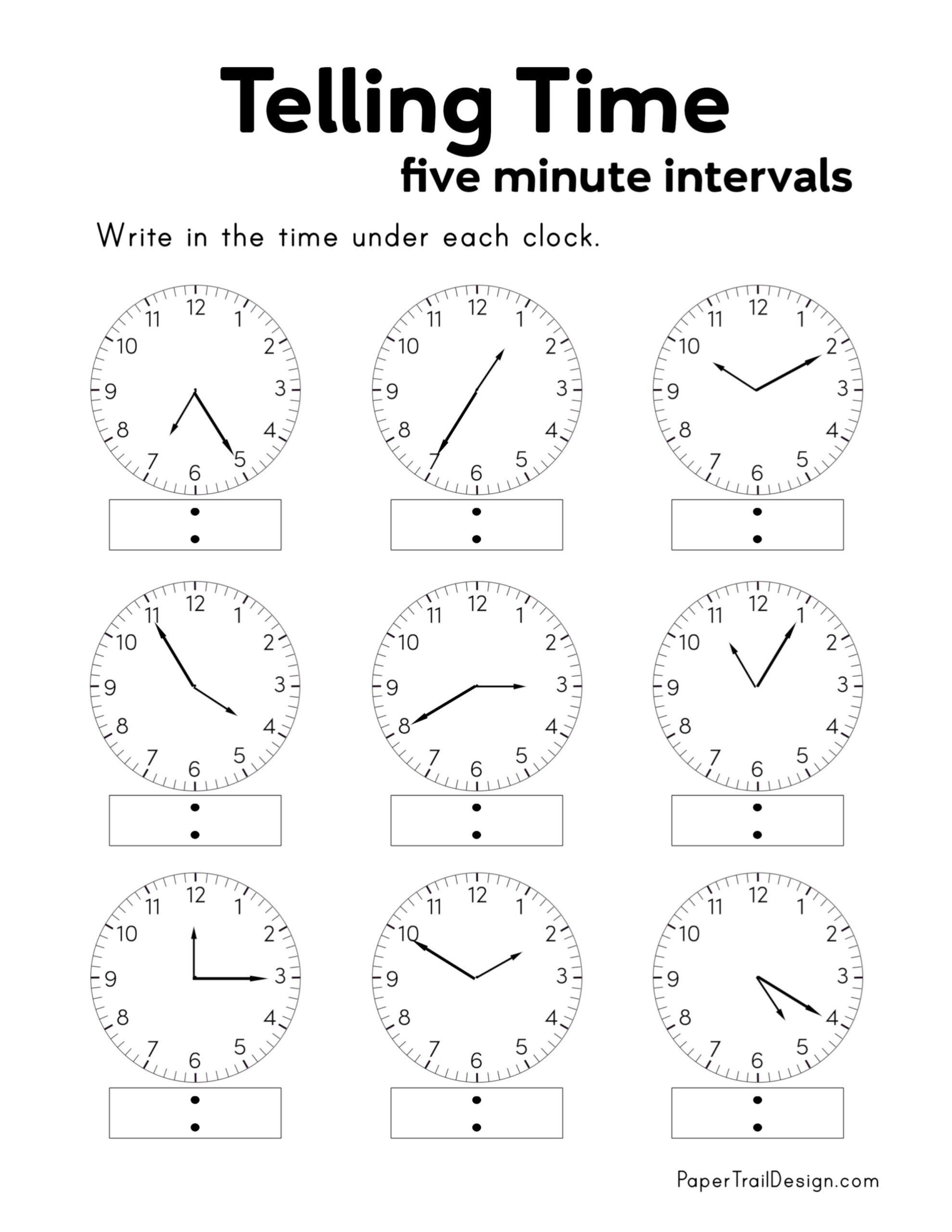 Telling Time Worksheet Free Printable Digital PDF 60 OFF