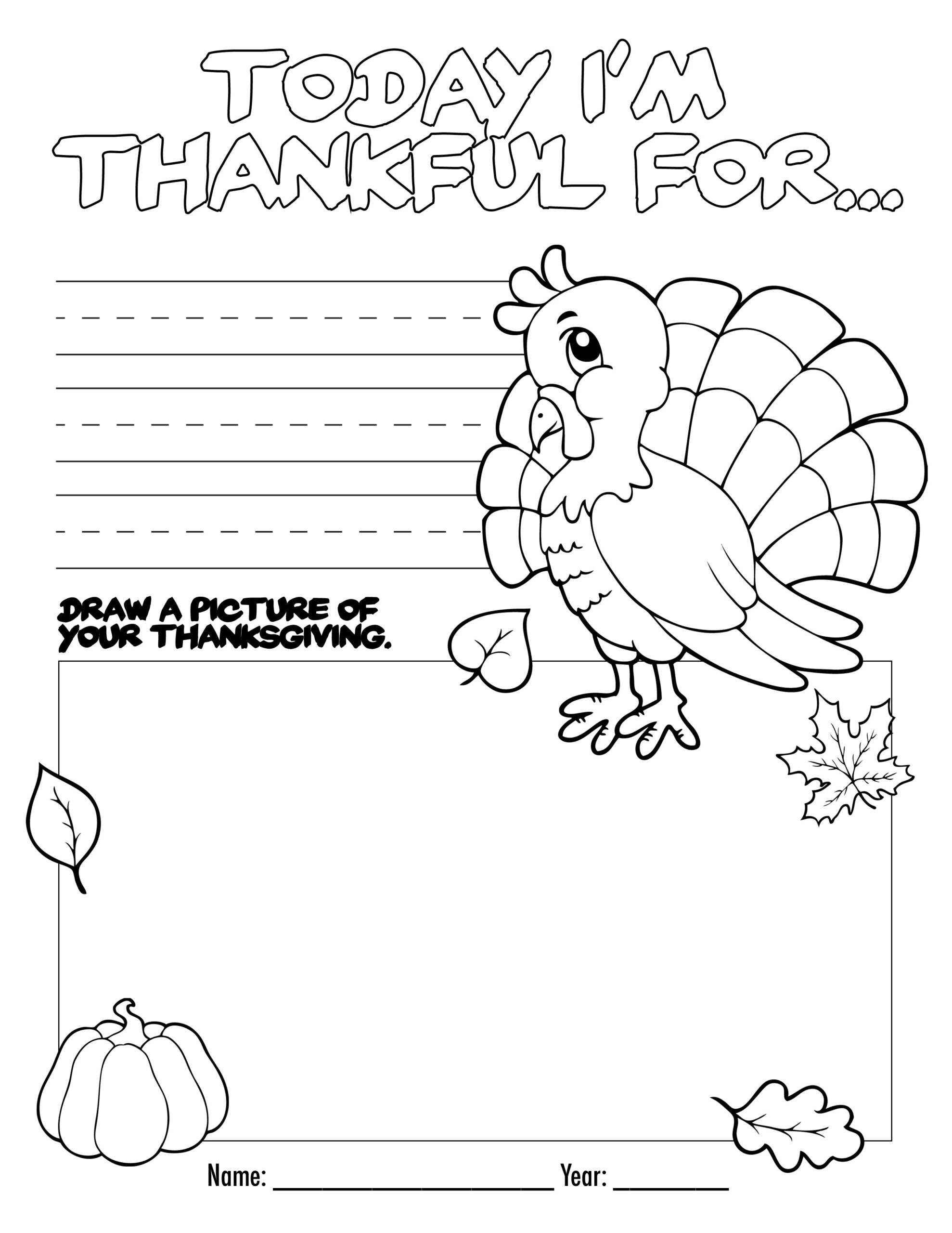 Thanksgiving Coloring Book free Printable How To Nest For Less 