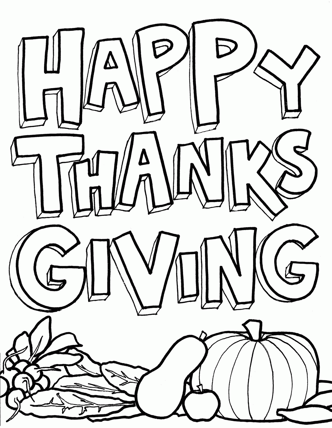 Thanksgiving Coloring Pages For Kindergarten Coloring Home