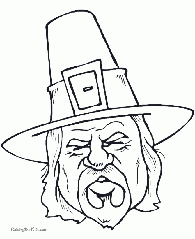 Thanksgiving Printable Coloring Sheets 010