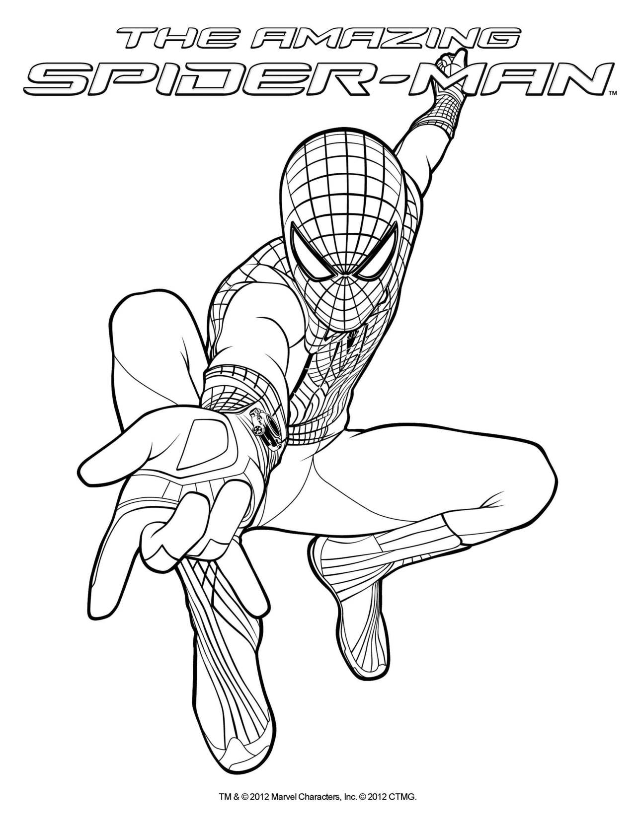 The Amazing Spider Man Coloring Pages Coloring Home