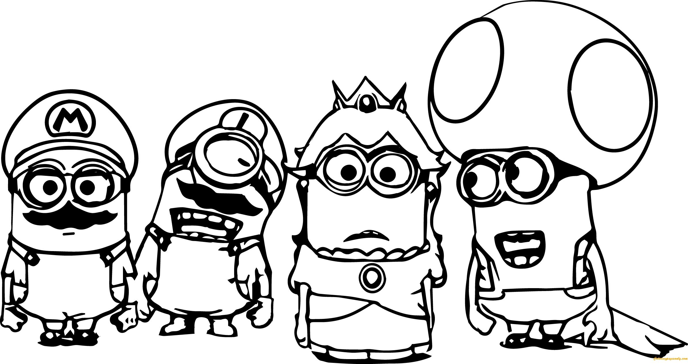 The Minions Coloring Pages Cartoons Coloring Pages Coloring Pages 