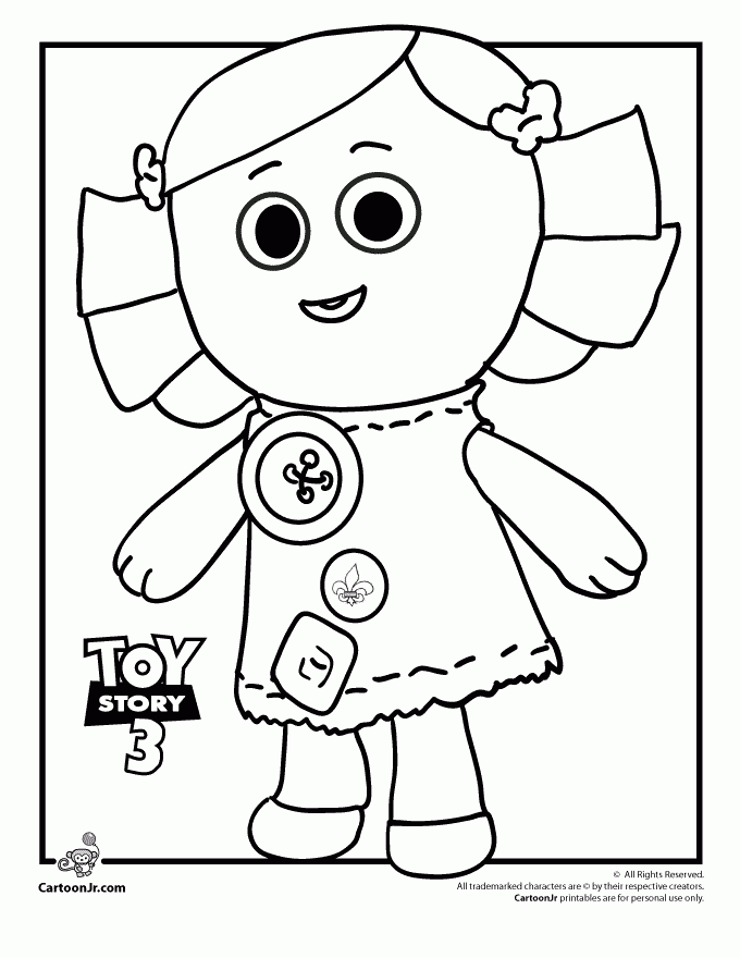 Toy Story Coloring Pages For Kids Coloring Home
