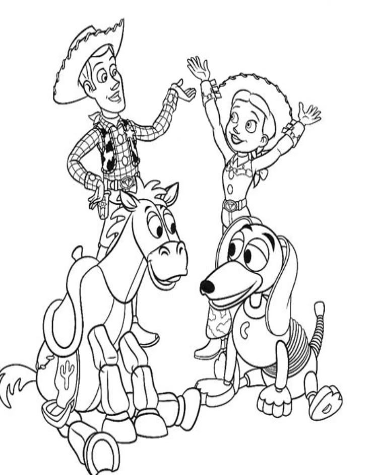 Toy Story Coloring Pages For Kids Coloring Home