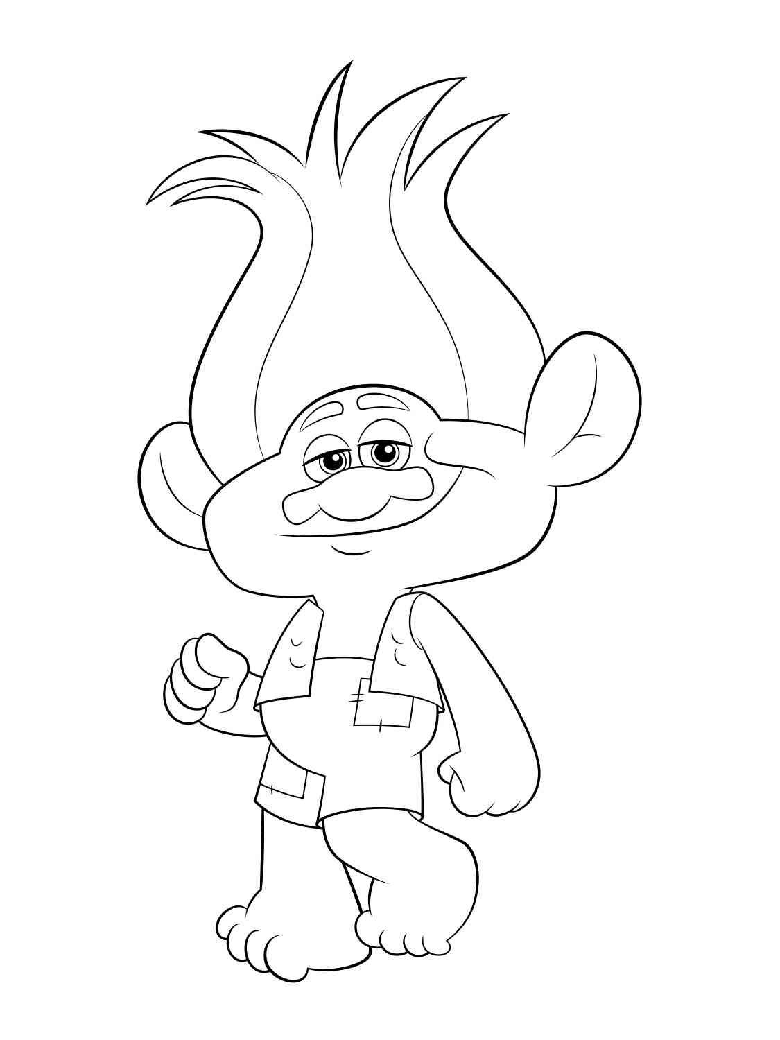 Trolls Coloring Pages
