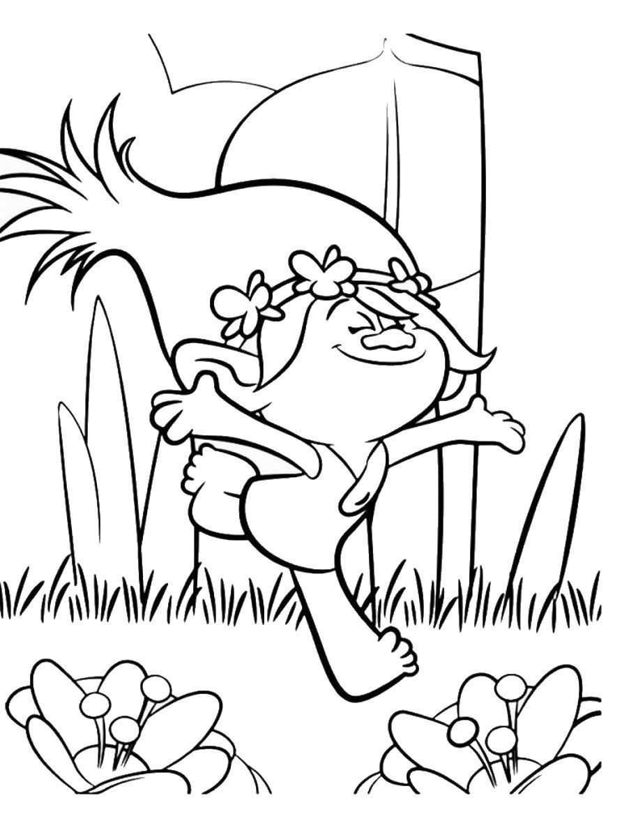 Trolls Movie Coloring Pages Coloring Home Trolls Movie Coloring Pages Coloring Home