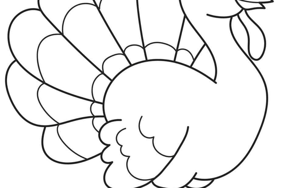 Turkey Templates Coloring Page Online Ready For Download