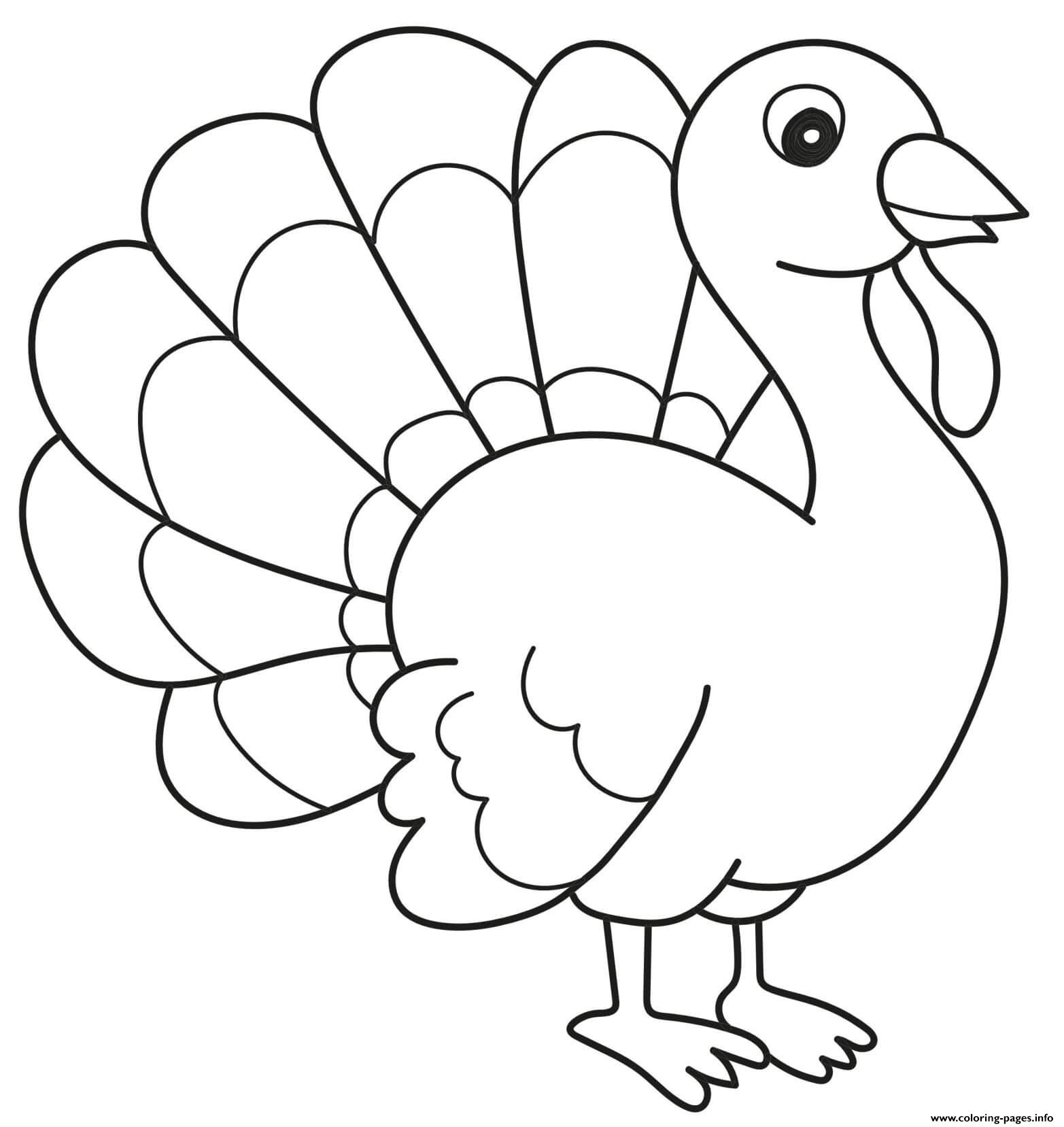 Turkey Templates Coloring Page Online Ready For Download