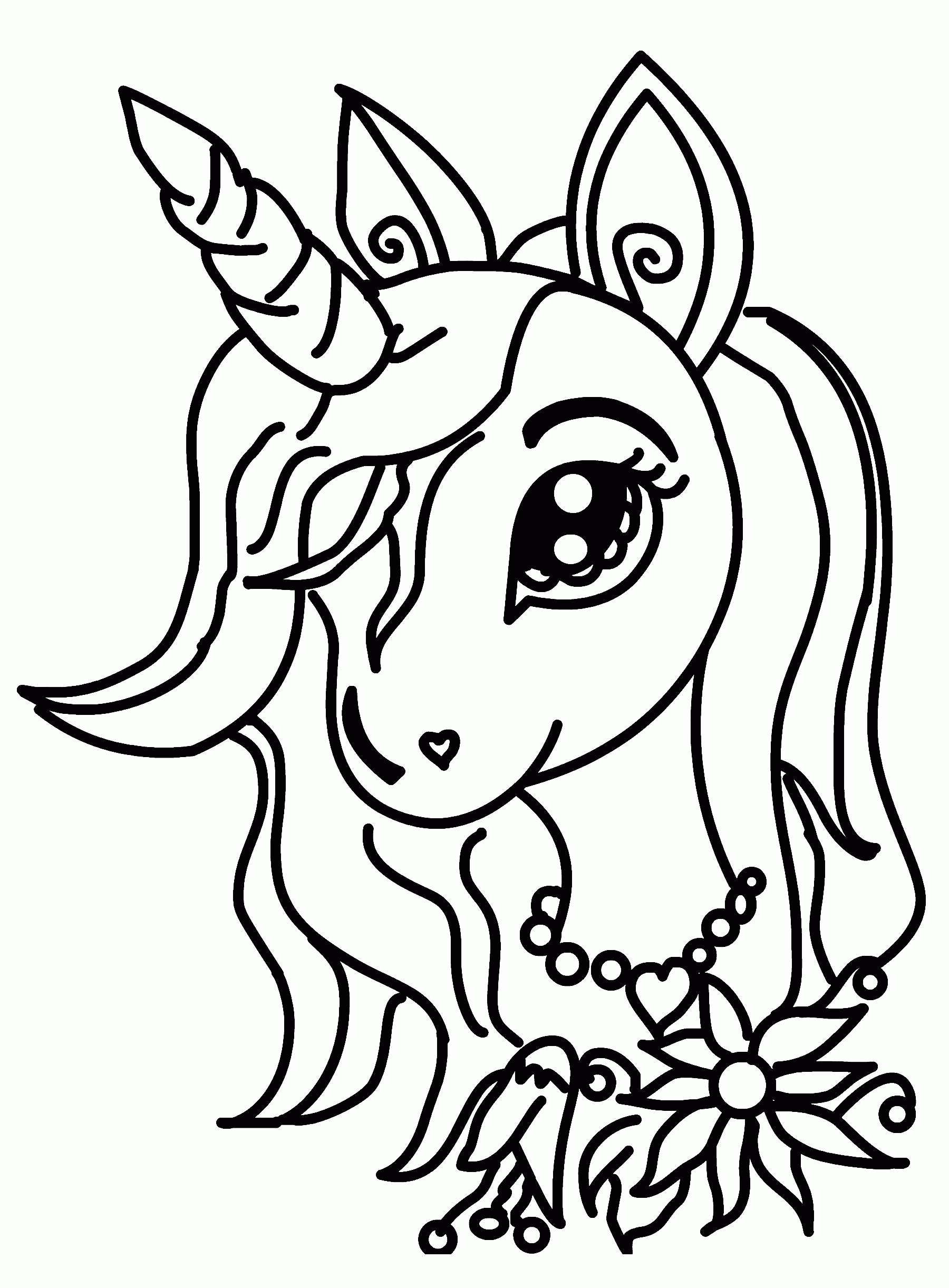 Unicorn Colouring Sheets Free Printable