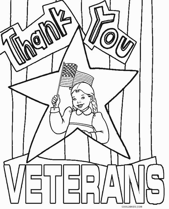 Veterans Day Printable Activity Sheets