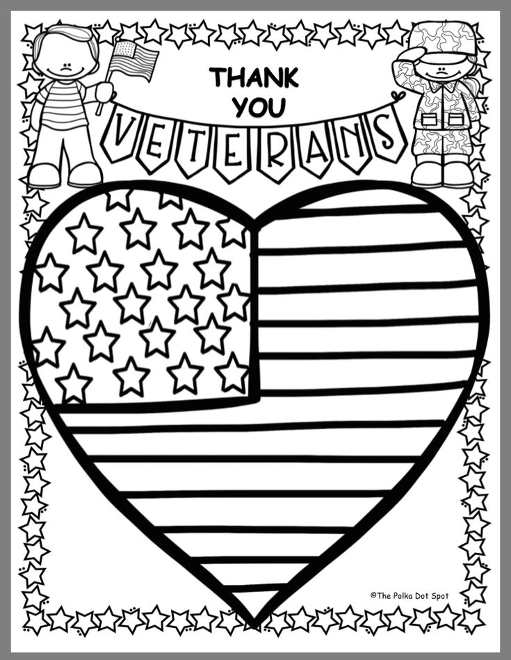 Veterans Day Printable Coloring Pages Printable Calendars AT A GLANCE