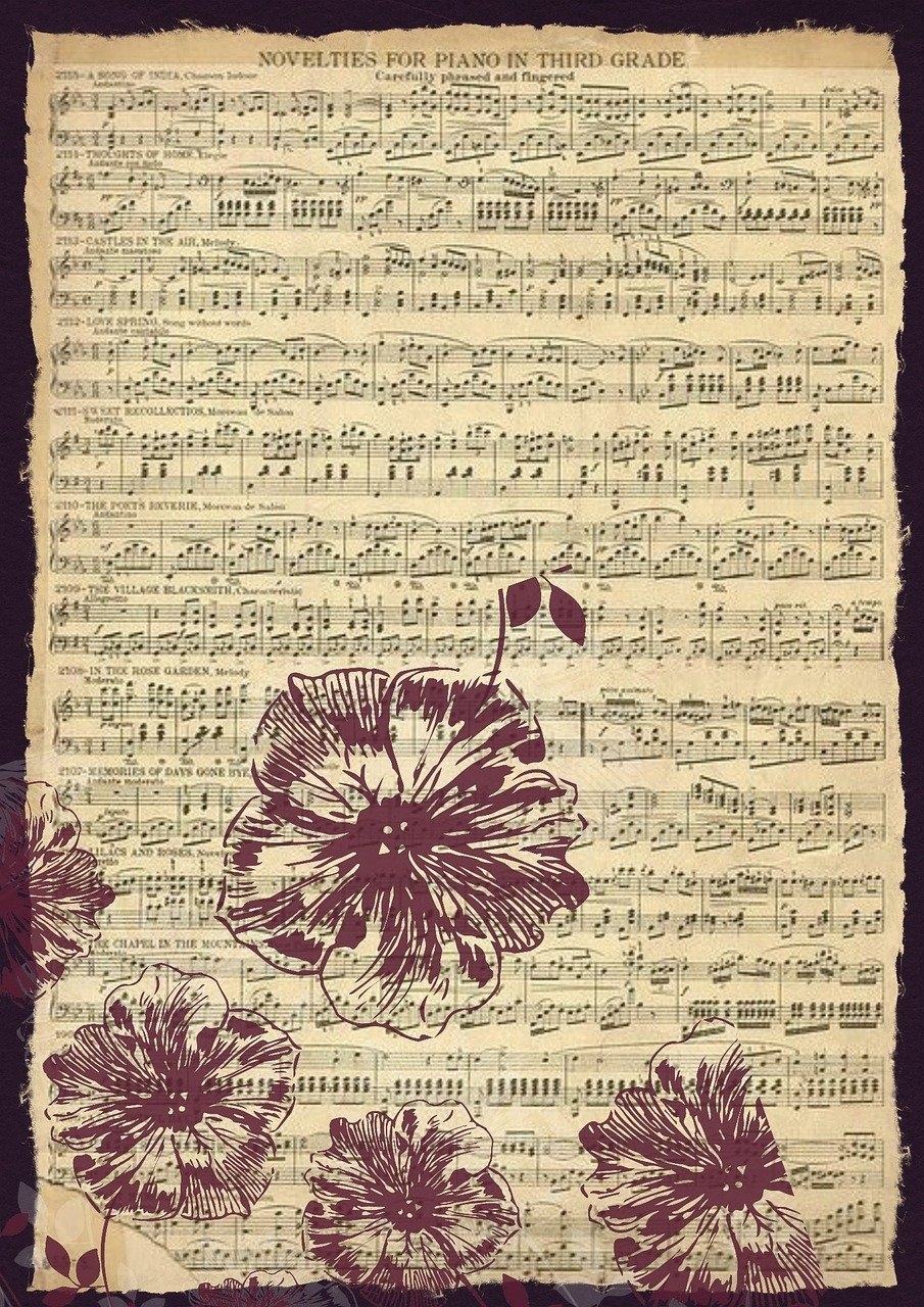 Vintage Music Sheets Printable