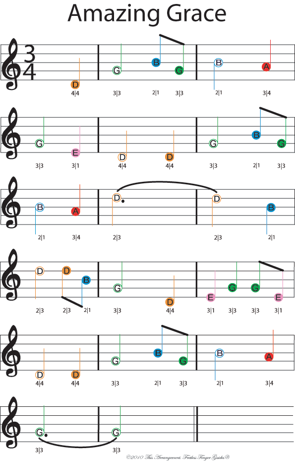Violin Printable Music Sheets