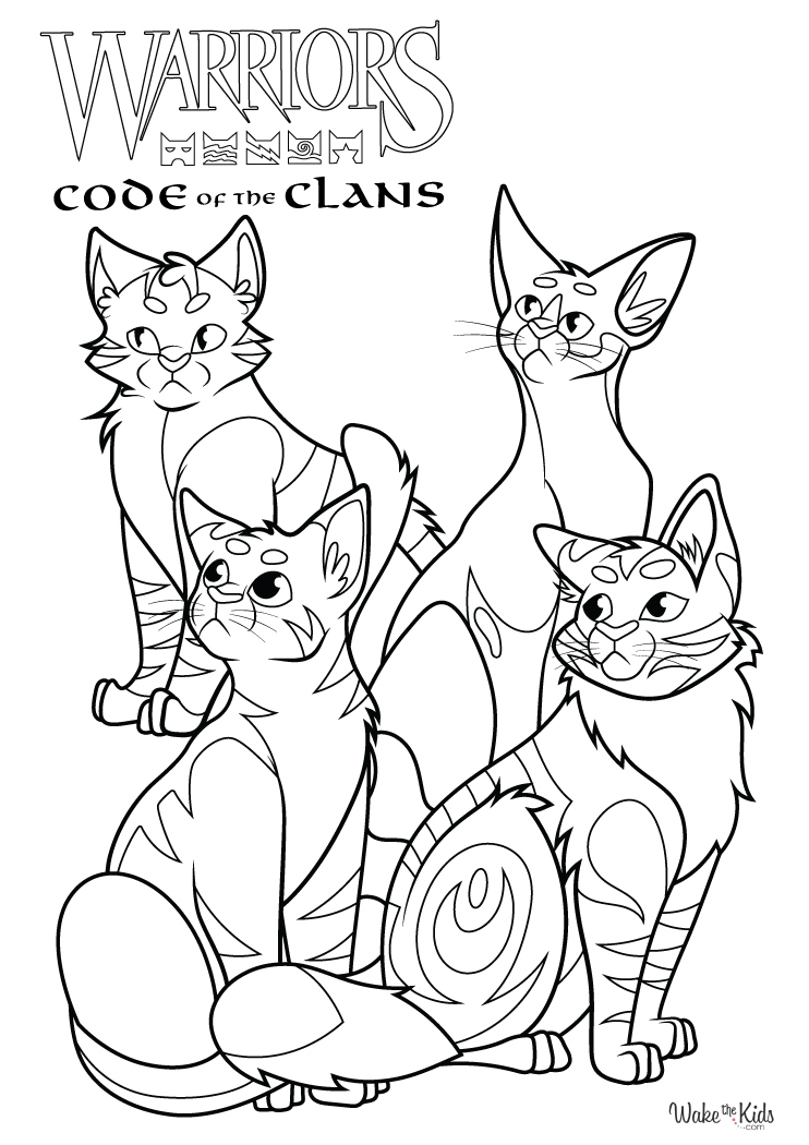 Warrior Cat Coloring Pages To Print Free Infoupdate