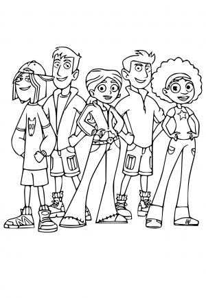 Wild Kratts Coloring Sheet Free Printable Infoupdate