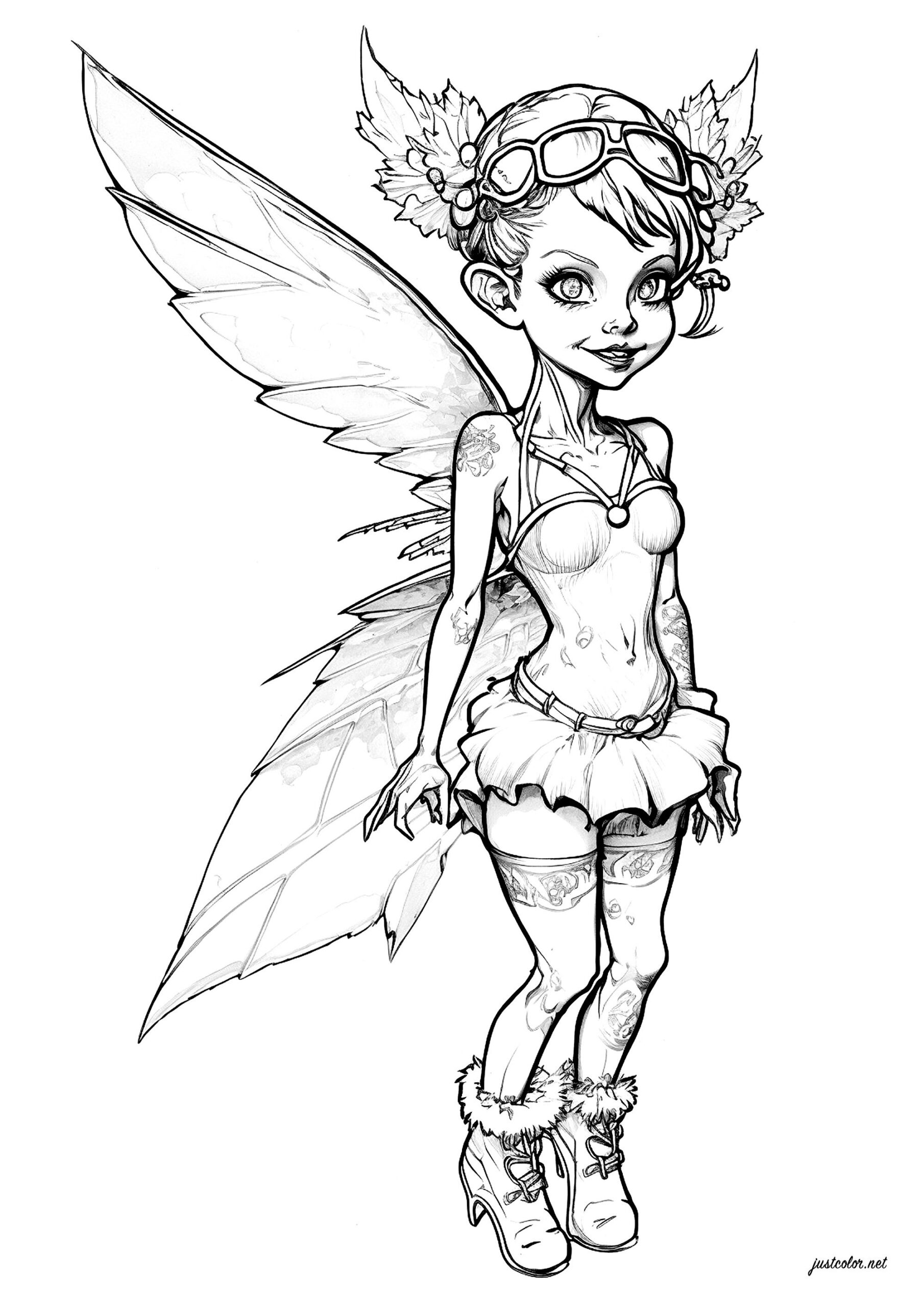 Winter Fairy Fairy Coloring Pages Fairy Coloring
